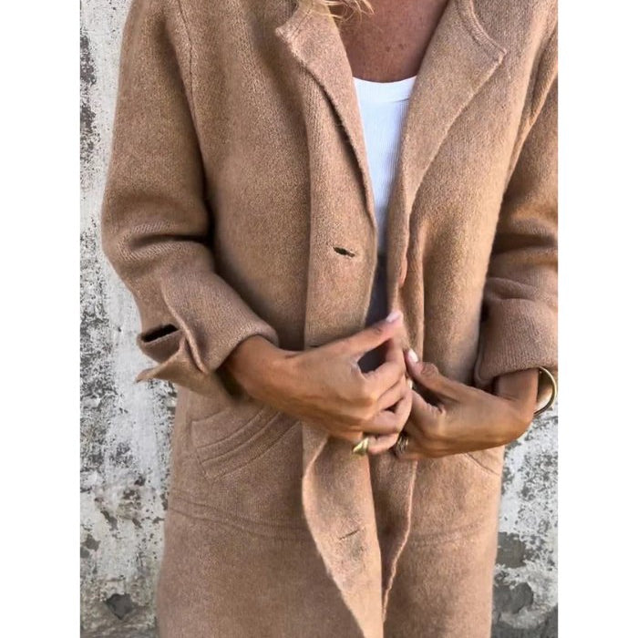 Teresa | Casaco com gola de lapela